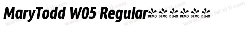 MaryTodd W05 Regular字体转换